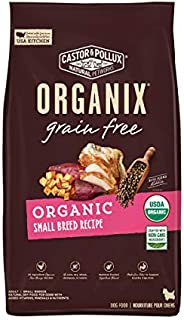 Castor & Pollux Organix Grain Free Organic Small Breed Recipe, Dry Dog Food - 4 Lb Bag (Pack of 1)