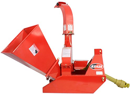 3-Point Attachment Wood Chipper for Tractors Up to 40HP, Titan BX42 PTO 4x10