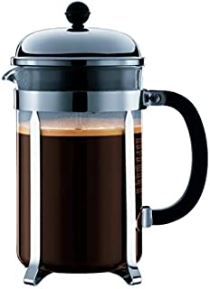 Bodum Chambord French Press Coffee Maker, 51 Ounce, 1.5 Liter, Chrome