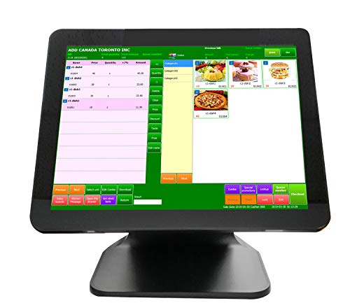 POS Cash Register POS Machine 4G+64G with 15 Touch Screen Monitor Wifi Module Windows 10 for Small Business, Restaurant, Supermarket, Grocery, Convenience, Pharmacy, RetailPOS Software not included