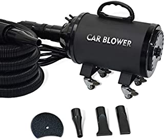 SHELANDY Powerful Motorcycle & Car Dryer with 14 Foot Flexible Hose & Wheels - for Auto Detailing and dusting