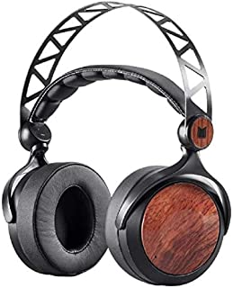 Monolith M560 Over Ear Planar Magnetic Headphones - Black/Wood With 56mm Driver, Open or Closed Back Design, Comfort Ear Pads For Studio/Professional