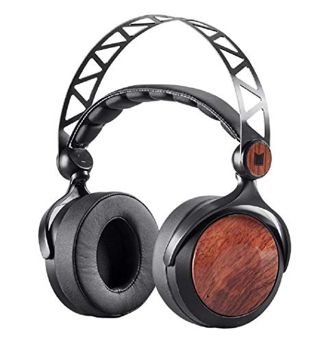 Monolith M560 Over Ear Planar Magnetic Headphones - Black/Wood With 56mm Driver, Open or Closed Back Design, Comfort Ear Pads For Studio/Professional