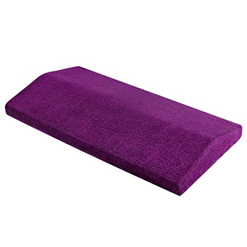 Fine Multifunctional Lumbar Support Cushion,Soft Memory Foam Sleeping Pillow for Hip,Sciatica and Joint Pain Relief,Orthopedic Side Sleeper Bed Pillow (Purple)