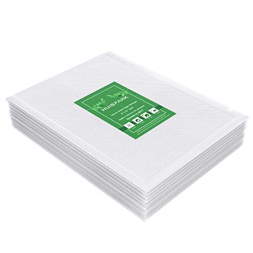 6×8 Inch Vacuum Sealer Bags,Heavy Duty Pre-Cut Design Commercial Grade Food Sealable Bag for Heat Seal Food Storage,Smell Proof Bags Boilsafe to 280°F Freezable, Resizable,Reuseable (100Pcs)