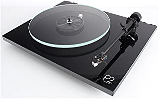 Rega Planar 2 Turntable with RB220 tonearm, Glass-platter and Carbon Cartridge (Gloss Black)