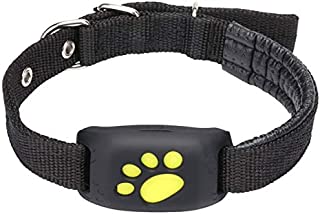 FRSH MNT Pet Tracker GPS Locater Dog Finder No Monthly Fee with Fence Alarm App Control Design Waterproof Dustproof Dog & Cat Smart Collar Device for Tracking Real time Activities Routes & Safety (BK)