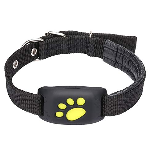 FRSH MNT Pet Tracker GPS Locater Dog Finder No Monthly Fee with Fence Alarm App Control Design Waterproof Dustproof Dog & Cat Smart Collar Device for Tracking Real time Activities Routes & Safety (BK)