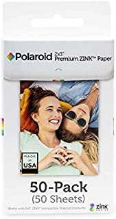 Polaroid 2x3 Premium Zink Photo Paper (50 Pack) Compatible with Polaroid Mint Camera, Snap/Snap Touch Instant Print Cameras & Polaroid Mint and Zip Photo Printers