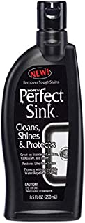 Hope's Perfect Sink Cleaner and Polish, Restorative, Water-Repellant, Removes Stains, Ideal for Brushed Stainless Steel, Cast Iron, Porcelain, Corian, Composite, Acrylic, 8.5 oz 1 Pack