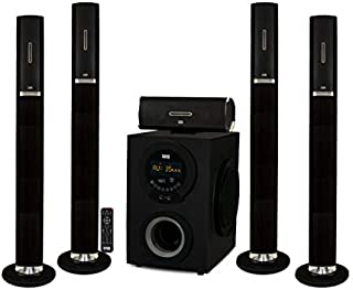 Acoustic Audio AAT3002 Tower 5.1 Home Theater Bluetooth Speaker System with 8