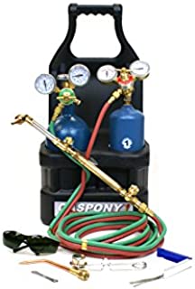 Thoroughbred GasPony1 Medium-Duty Cutting and Welding Outfit with Tote - Oxyacetylene, 11-Piece Set, Model Number TB-GP1