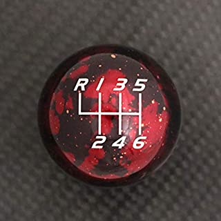 Billetworkz Cosmic Space Shift Knob Compatible/Replacement for Manual 2012-Present Subaru BRZ/Scion FRS/Toyota GT86, Cosmic Red