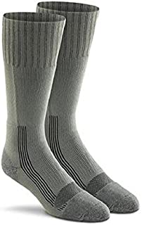 Military Wick Dry Maximum Mid Calf Boot Sock (2 Pack - Large, FOLIAGE GREEN)