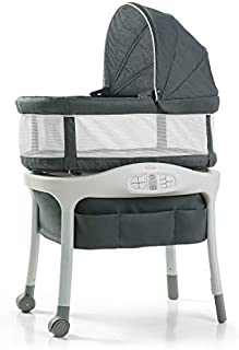 Graco Sense2Snooze Bassinet with Cry Detection Technology | Baby Bassinet Detects and Responds to Baby's Cries to Help Soothe Back to Sleep, Ellison