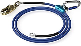 EOREVGM Steel Wire Core flipline Kit, flipline tree climbing kit, arborist equipment lanyard, tree climbing lanyard,Arborist, tree climbing gear (1/2 x 8 ft)