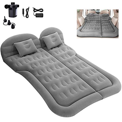 MIUOPUR SUV Air Mattress, Inflatable Car Air Bed with Air Pump for Home and Car, Camping Travel Bed with Pillow, Portable Air Mattress is Suitable for Home, Mamping, Car Back Seat and SUV, MPV, Truck