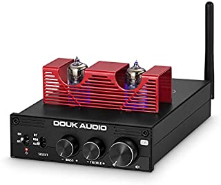 HiFi Bluetooth 5.0 Vacuum Tube Amplifier Digital Stereo Audio Amp APTX-LL 160W x 2