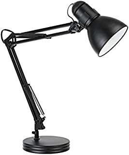 Globe Electric 5698601 Heavy Base Architect Desk Lamp, Black