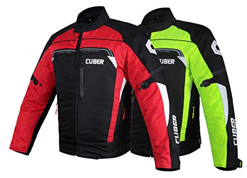 Cuber Motorcycle Jacket For Men Textile Motorbike Jacket Cordura Racing Biker Riding CE Armored Waterproof All-Weather