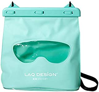 LAQ DESiGN Perspective Waterproof Storage Bag, Dry Bag with Shoulder Strap for Swimming, Boating, Traveling, Snorkeling, Kayaking, Fishing, Diving, Hiking, Camping(Green)