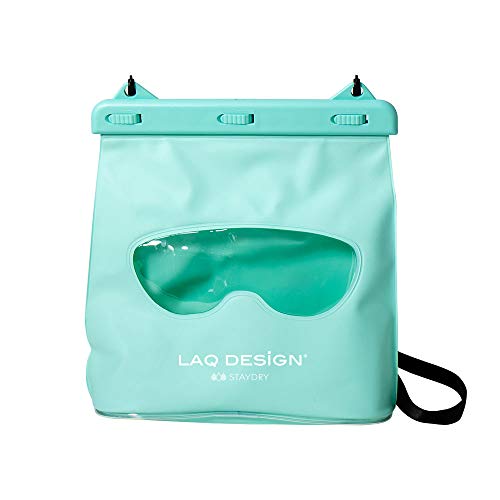 LAQ DESiGN Perspective Waterproof Storage Bag, Dry Bag with Shoulder Strap for Swimming, Boating, Traveling, Snorkeling, Kayaking, Fishing, Diving, Hiking, Camping(Green)