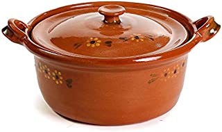 Ancient Cookware Mexican Clay Pot, Large, Terracotta