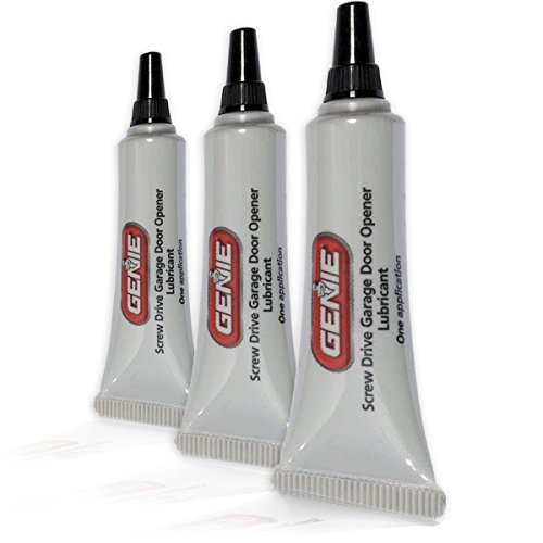 Genie Screw Drive Lube  Reduce Noise with Only Recommended Lubricant Garage Door Openers, 0.25 oz. each (3 Pack) -GLU-R, 9.00in. x 7.00in. x 0.60in