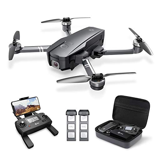 Holy Stone HS720 Foldable GPS Drone with 4K UHD Camera for Adults, Quadcopter with Brushless Motor, Auto Return Home, Follow Me, 26 Minutes Flight Time, Long Control Range, Includes Carrying Bag