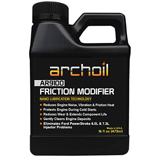 Archoil AR9100 Oil Additive (16oz) for All Vehicles - Powerstroke Cold Starts, Eliminates Injector Problems