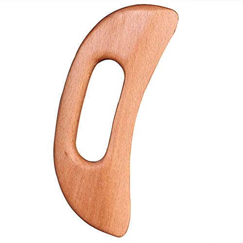 Gua sha Massage Tool |Medical Grade Massage Scraping Tool Beech Scraping Board for Soft Tissue, Myofascial Release I for Back, Legs, Arms, Neck, Shoulder,Wooden Guasha Stick