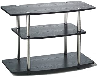 Convenience Concepts Designs2Go 3-Tier TV Stand, Black