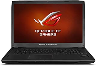 ASUS ROG Strix G-SYNC 120 Hz Full HD VR Ready Ultra Thin and Light Gaming Laptop Computer GeForce GTX 1070 8GB Core i7-7700HQ, 16GB DDR4 DRAM, 128GB SSD, 1TB HDD, 15.6