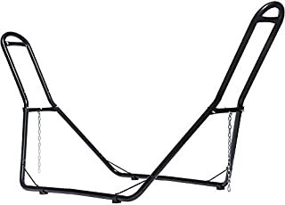 VALLEYRAY Portable Steel Hammock Stand with Carry Bag, 2 Person Heavy-Duty Universal Hammock Stand Only, Hammock Frame for Indoor Outdoor Yard Patio Deck