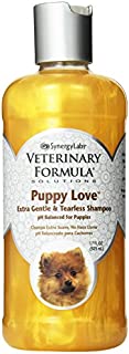 Veterinary Formula Solutions Puppy Love Extra Gentle Tearless Shampoo  Safe for Puppies Over 6 Weeks  Long-Lasting Clean, Fresh Scent  Cleanses Without Drying Delicate Skin (17oz)