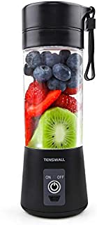 Portable Blender, Personal Size Blender Shakes and Smoothies Mini Jucier Cup USB Rechargeable Battery Strong Power Ice Blender Mixer Home Office Sports Travel Outdoors