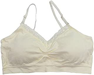 Coobie Seamless V-Neck With Lace Bra, Ivory,One Size