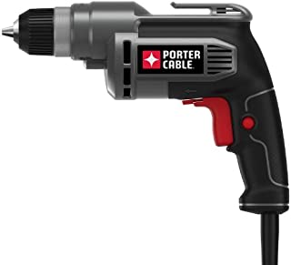 PORTER-CABLE Corded Drill, Variable Speed, 6-Amp, 3/8-Inch (PC600D)