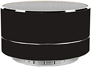 Jesaisque Bluetooth Speakers-Portable Wireless Bluetooth Speaker with Built-in-Mic,Handsfree Call,AUX Line,TF Card,HD Sound and Bass for Smartphone and More (Black)