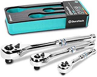 DURATECH 3-Piece Ratchet Set, 1/4