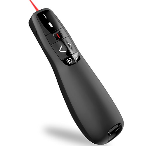 Wireless Presenter Remote, ESYWEN RF 2.4GHz USB Presentation Remote Control PowerPoint Presentation Clicker for Keynote/PPT/Mac/PC