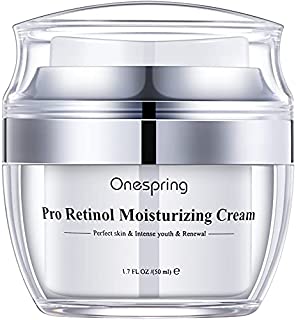 Retinol Cream for Face,Onespring Wrinkle Cream,Firming Cream for Women Anti Aging Collagen with Hyaluronic Acid Day and Night Serum Anti Wrinkle Retinol Complex-Made in USA