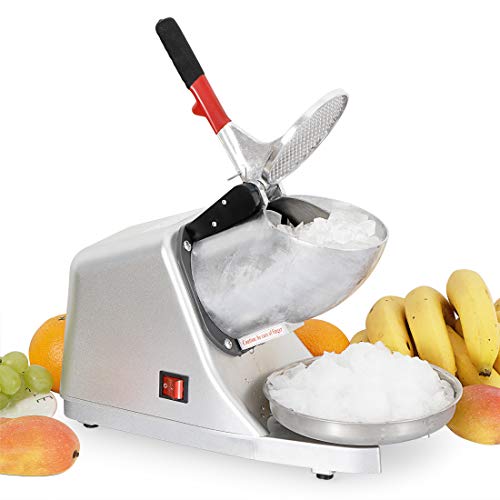 Smartxchoices Electric Ice Shaver Machine Shaved Ice Maker Snow Cone Maker 143 lbs for Home and Commerical Use,Party,Gathering(300B)