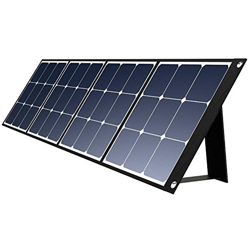 BLUETTI SP120 Solar Panel 120W for AC200P/AC50S/EB150/EB240/AC30 Portable Power Station Foldable Solar Charger for Outdoor RV Camper Off Grid Solar Power Backup MC4 Charging Cable 3Meters