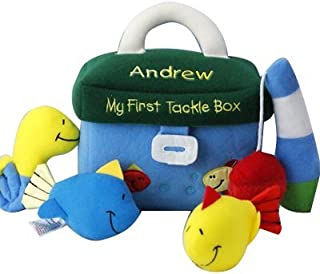 Embroidered My First Tackle Box Playset, 5 Piece Set, 7.5 H x 4.5 W, Safe for All Ages, Fishing Toy for Kids, Toy Fisherman Game, Kids, Kids Toys