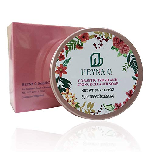 HEYNA Q Solid Makeup Brush Cleaner Soap & Beauty Blender Sponge Cleanser | Deep Cleaning Balm 50g