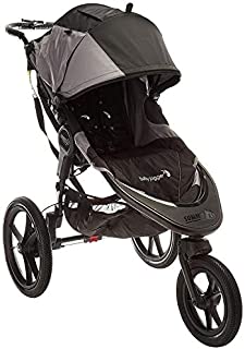 Baby Jogger Summit X3 Jogging Stroller - 2016 | Air-Filled Rubber Tires | All-Wheel Suspension | Quick Fold Jogging Stroller, Black/Gray