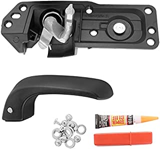 20833606 Interior Door Handle Kit Front/Rear Driver Side Replacement for 2007 - 2014 Chevy Silverado, Tahoe, Suburban, Avalanche, GMC Sierra, Yukon, Yukon XL, Cadillac Escalade, 80374