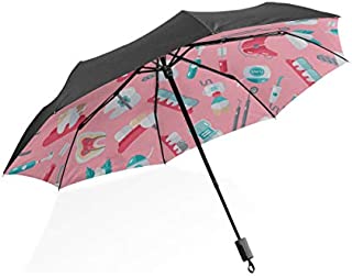 Big Umbrellas For Women Cute Electric Automatic Toothbrush Portable Compact Folding Umbrella Anti Uv Protection Windproof Outdoor Travel Women Umbrella Tote