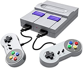 Retro Game Console- Handheld Video Game Console Classic Built-in 821 Games(Original SNES Style) with Controllers, Super Mini TV Classic Gaming Console Plug&Play HDMI HD Player for Kid, Adult Gift